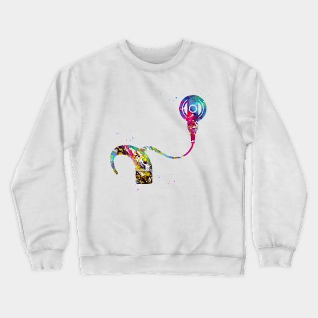 Cochlear implant Crewneck Sweatshirt by erzebeth